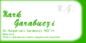 mark garabuczi business card